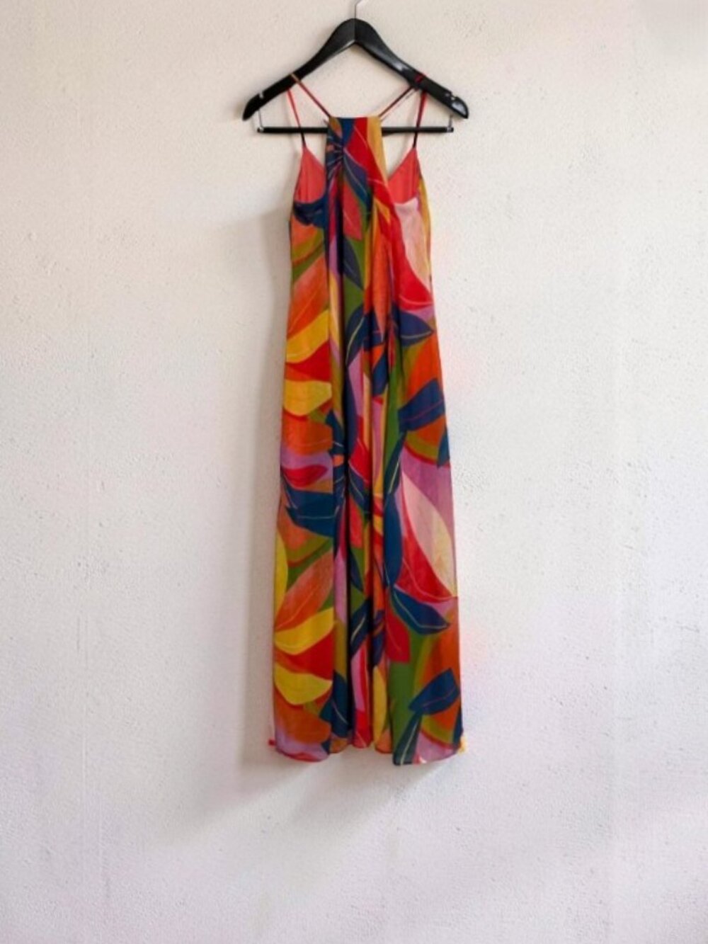 Nicole Miller New York Tropical Floral Maxi Dress - Size Small - Picture 6 of 11